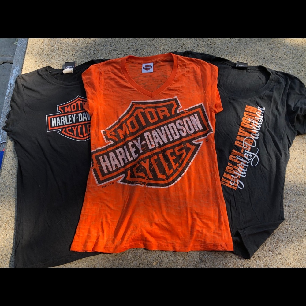 3 Harley-Davidson Shirts